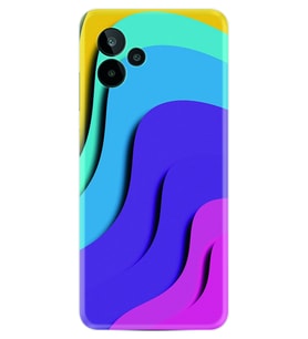 General Mobile GM 24 Pro Kılıf Silikon Desen Özel Seri Renk Cümbüşü 1631