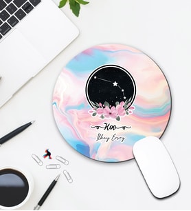 Kişiye Özel Koç Burcu Tasarımlı Mouse Pad 168