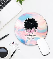 Kişiye Özel Koç Burcu Tasarımlı Mouse Pad 168