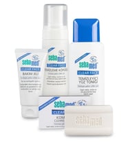 Sebamed Clear Face Temizleyici Yüz Toniği + Bakım Jeli + Yüz Temizleme Köpüğü + Sabun (Avantaj PK)