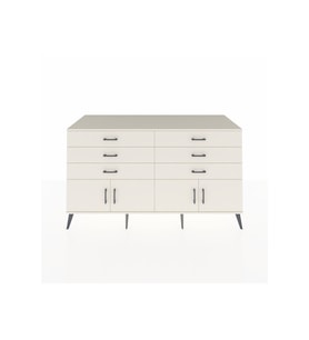 Kronos Konsol 2 Raflı 6 Çekmeceli 4 Kapaklı 176x59x99 Aytaşı-Aytaşı