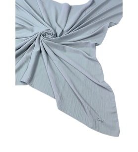 Enba Aerobin Jazz ( Caz ) Siyah Eşarp 120x120 cm (Gri)