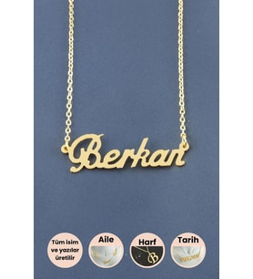 Berkan İsimli Kolye