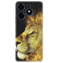 Spark 10 Pro Kılıf Resimli Desenli Baskılı Silikon Leon 1323