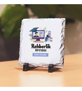 Rehberlik Öğretmenlerine Hediye Taş Baskı