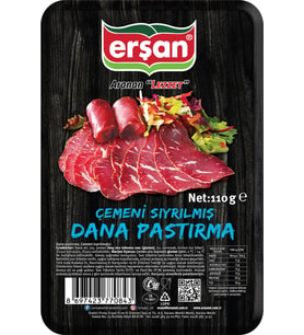 Erşan Çemensiz Pastırma 110 Gr