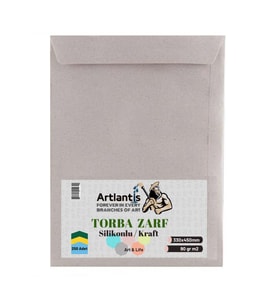 Torba Zarf 33x45 Cm Kraft 90 Gr Silikonlu 250'li 1 Paket Artlantis 330*450 Mm Torba Zarf Kraft 250 li 1 Paket (Renksiz)