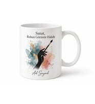 Sanatçı Ruhlu İnsanlara Özel Kupa Bardak Hediye Baskılı Porselen Mug