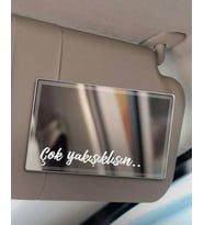 Çok Yakışıklısın Güneşlik Makyaj Aynası Sticker Etiket 4 Adet