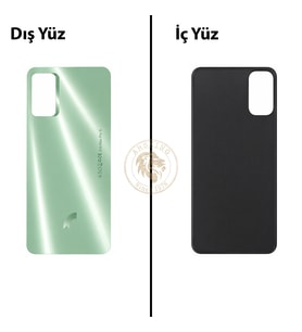 Reeder S19 Max Pro S Yeşil Arka Kapak Arka Cam Batarya Kapağı Lazer Kesim Kapak Pil Kapağı Back Cover