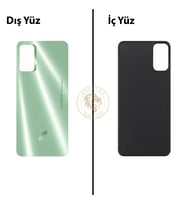 Reeder S19 Max Pro S Yeşil Arka Kapak Arka Cam Batarya Kapağı Lazer Kesim Kapak Pil Kapağı Back Cover