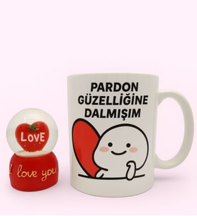 Pardon Güzelliğine Dalmışım Kupa Ve KAR Küresi