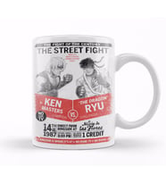 Street Fighter  The Street Fight Kupa Bardak Porselen