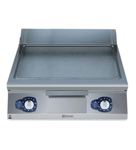 Electrolux Professional Düz Fırçalanmış Krom Kaplamalı Çelik Pişirme Yüzeyi İle Tam Modül Gazlı Izgara, Yatay, Termostatik Kontrol, Kazıyıcı Dahil E9IINAAOMEA