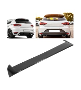 seat leon 2012.2018 plastik parlak siyah boyalı spoiler