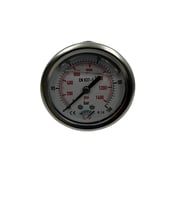 Manometre Gliserinli Arka Çıkışlı Q63 - 0 - 100 Bar 1/4