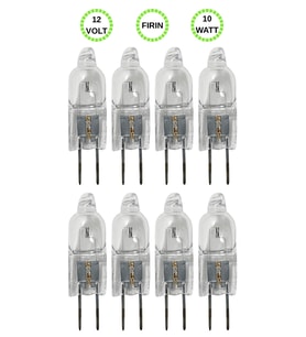 (8 Adet) Ledvance 12Volt 10W Sarı Işık G4 Duylu (İğne Bacak) Fırın Ampulü