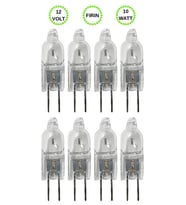 (8 Adet) Ledvance 12Volt 10W Sarı Işık G4 Duylu (İğne Bacak) Fırın Ampulü