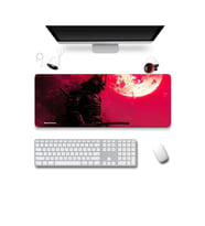 SonicTouch UltraGrand Kızıl Savaşçı Gamer Oyuncu Xxl Kırmızı Klavye Mouse Pad 40x90Cm