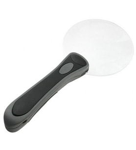 2 Led Işıklı 2.5X-90Mm Okuma Büyüteç