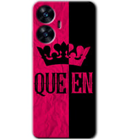 Realme C55 Kılıf HD Desen Baskılı Kılıf - Queen