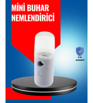 Mini Şarjlı Buhar Nemlendirici – Taşınabilir, Tasarruflu, Kablosuz Kullanım