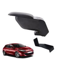 Renault Megane 3 HB 2010 Delmesiz Çelik Ayaklı Siyah Kolçak Kol Dayama