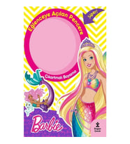 Barbie Eğlenceye Açılan Pencere Çıkartmalı Boyama Kitabı