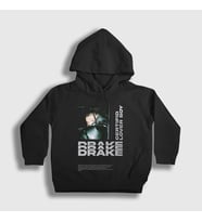 Presmono Unisex Çocuk Siyah Drake Certified Lover Boy Kapüşonlu Sweatshirt 420417tt