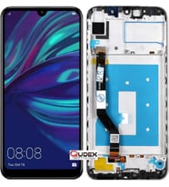 Qudex   Y7 2019 ile Uyumlu Lcd Ekran Dokunmatik Çıtalı