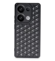 Newface Xiaomi Redmi Note 13 Pro 4G Kılıf Petek Silikon Kapak - Siyah