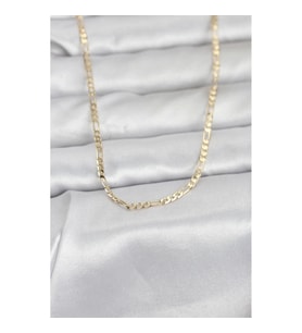 Mey İthalat® CM 14K Gold Renk İnce Kuşgözü Zincir Model 60 cm Kadın Kolye