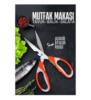 ModaCar Mutfak Makası - Tavuk Kesme Makası Balık Temizleme Makası Salata Hazırlama Makası