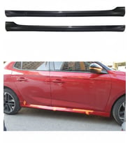 Opel Corsa F Yan Marşpiyel 🚘  Dayanıklı Plastik, Sportif Tasarım, Kolay Montaj (Standart)