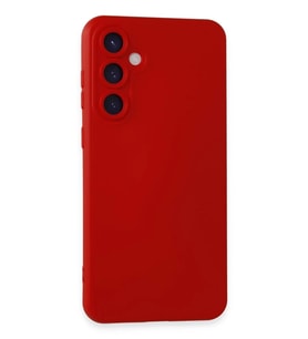 Newface Samsung Galaxy S23 FE Kılıf Nano içi Kadife Silikon - Kırmızı