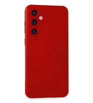 Newface Samsung Galaxy S23 FE Kılıf Nano içi Kadife Silikon - Kırmızı
