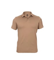 Taktikal Çöl Polo Yaka Mil-le Tişört (Kahverengi)