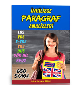 İngilizce PARAGRAF Analizleri (Tüm Dil Sınavları İçin)