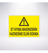 Et Kıyma Makinasının Haznesine Elini Sokma