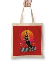 Duncan Robinson Vintage Art - Legend Basketball Gift Bez Çanta Uzun Saplı