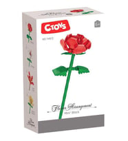 Ctoys Flower Arrangement Mini Blok Red Rose