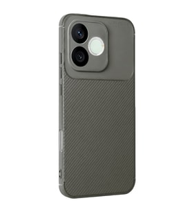 Huawei Honor 600 Lite Auto Focus Karbon Kapak - Gri