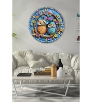 bilge Tasarım 2D GÖRÜNÜMLÜ Çocuk Odası Duvar Saati 30 x 30 CM (Karışık)