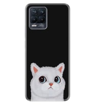 8 8 Pro Kılıf Desenli Silikon Platinium Series White Cat 1835