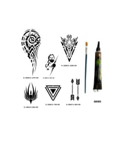 Tribal Kol Hint Kınasıyla Geçici Dövme Yapma Kiti