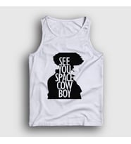 Presmono Unisex Beyaz See You Anime Cowboy Bebop Atlet 493241tt