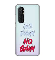 Xiaomi Mi Note 10 LITE Uyumlu Fitness Tasarımlı Şeffaf Telefon Kılıfı