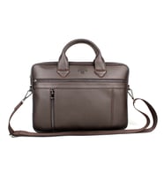 Unisex 14 inç Evrak Ve Laptop Çantası (Kahverengi)