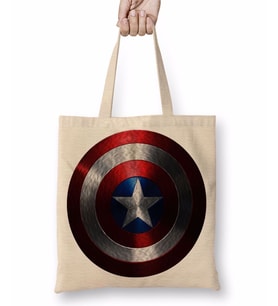 Captain America Bez Çanta Uzun Saplı