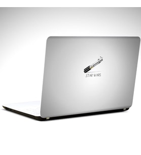 Starwars Çizim Laptop Sticker 10 İnch (25X19CM)